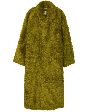 CAMPERLAB Abrigo Con Doble Botonadura - Verde