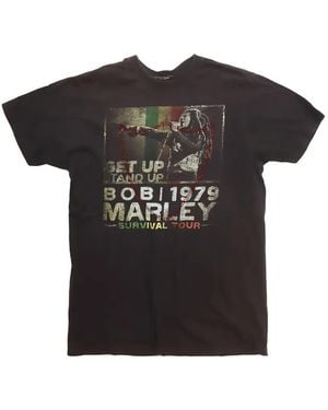 HTC Camiseta Con Estampado Bob Marley - Negro