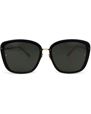 Linda Farrow Anais Sonnenbrille - Schwarz