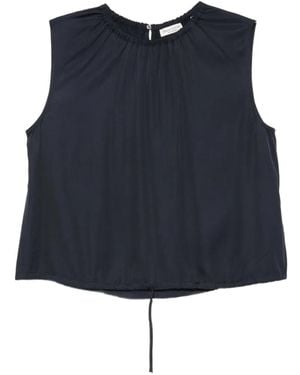 Marc O' Polo Gathered Drawstring Top - Blue