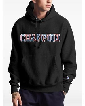 Champion 3D-Logo Hoodie - Black