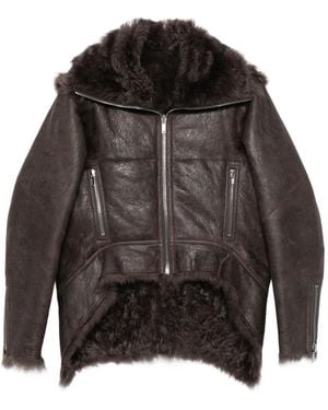 Rick Owens ジップフロント ジャケット - ブラック