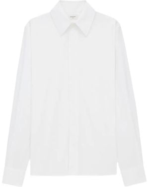 Saint Laurent Cassandre Shirt - White
