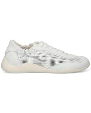 Vic Matié Baskets Perforées À Chevilles Élastiquées - White