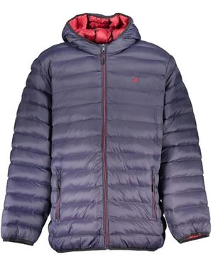 U.S. Grand Quilted Hooded Jacket - Blue
