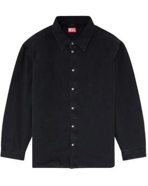 DIESEL Padded Denim Overshirt - Blue