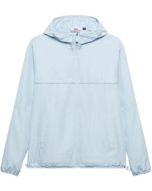 Gcds Logo-Appliqué Windbreaker Jacket - Blue
