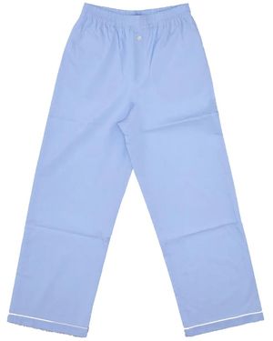 LA ROSE Cotton Pants - Blue