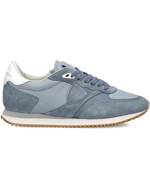 Philippe Model Low Leather Sneakers - Blue