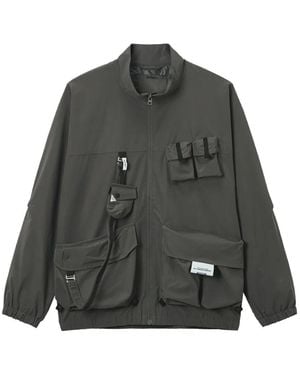 Musium Div. Multi-Pocket Zip-Up Jacket - Black