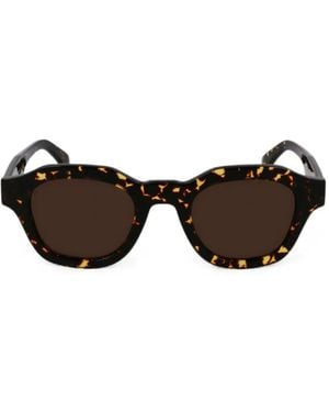 Paul Smith Occhiali Da Sole Geometrici Tartarugati - Nero