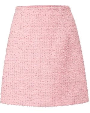 Carolina Herrera Minijupe En Tweed - Rose