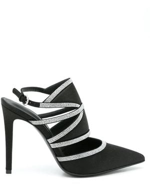 Ferragamo 115Mm Delianne Court Shoes - Black