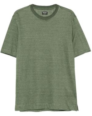 ZEGNA Crew-Neck T-Shirt - Green