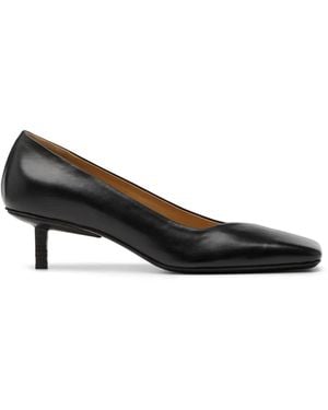 Marsèll Square-Toe Heeled Court Shoes - Black