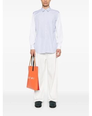 Comme des Garçons Camicia A Righe - Bianco