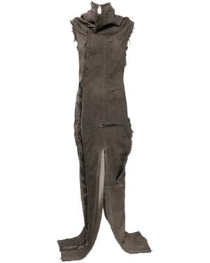 Rick Owens Vestido A Paneles Con Efecto Envejecido - Neutro