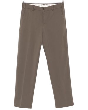 PT Torino Pantalones rectos con pinzas - Gris