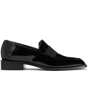 Giuseppe Zanotti Gz-Lucky Square-Toe Loafers - Black