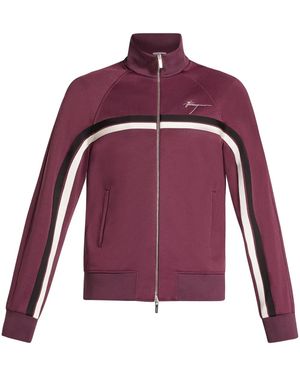 Ferragamo Zipped Sweatshirt - Purple