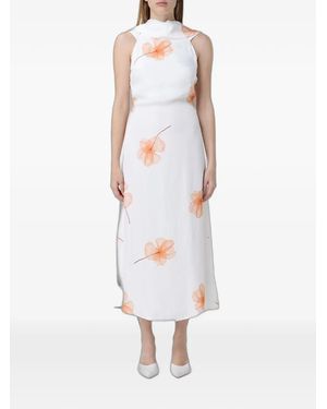 Mar De Margaritas Vera Midi Dress - White