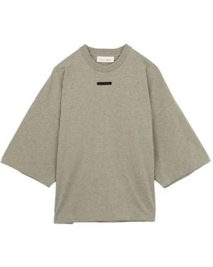 Essentials Logo-Patch T-Shirt - White