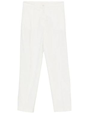 Aspesi Pantalones De Terciopelo Con Bolsillos - Blanco