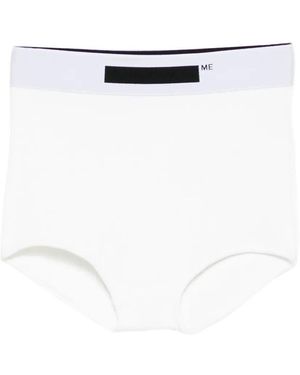 MEDEA Logo-Detail Performance Shorts - White