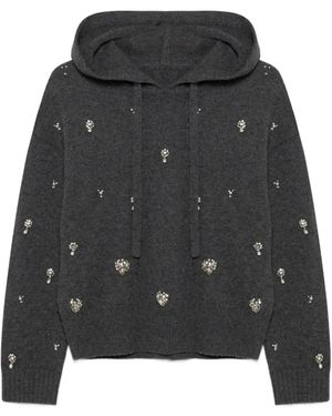 Jonathan Simkhai Sudadera Con Capucha Y Apliques - Gris
