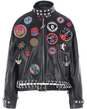 Chopova Lowena Pach-motif Jacket - グレー