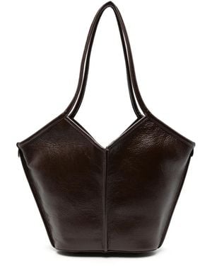 Hereu Calella Leather Tote Bag - Black