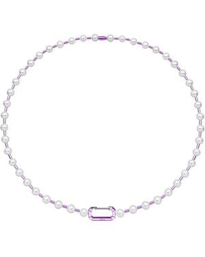 Eera Collier Vita En Or Blanc 18Ct À Perles
