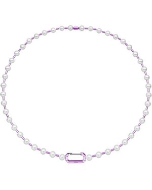 Eera Collier Vita En Or Blanc 18Ct À Perles