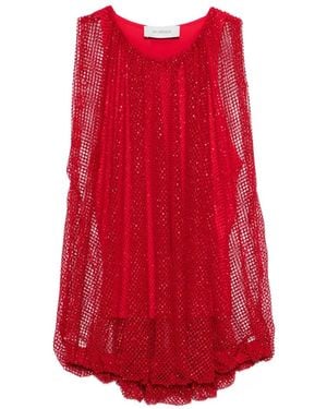 Sportmax Mesh Top - Red