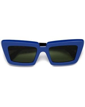 Retrosuperfuture Lunettes De Soleil Coccodrillo Triphase - Blue
