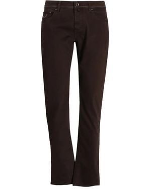 Jacob Cohen Bard Cotton Trousers - Black