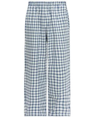 MM6 by Maison Margiela Check-Print Pyjama Trousers - Blue