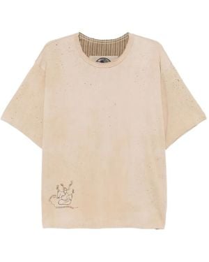 Ziggy Chen Cotton T-Shirt - Natural