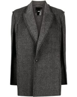 JNBY Textured Wool-Blend Blazer - Black