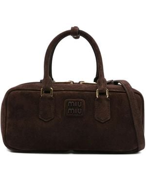 Miu Miu Tote Bag mit Reißverschluss - Schwarz