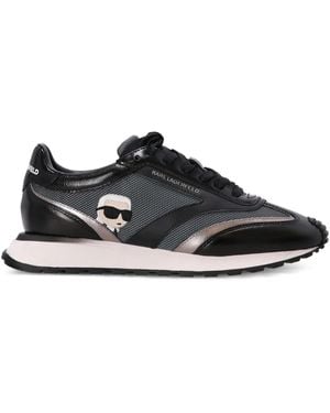 KARL LAGERFELD Nft Zone Logo-Detail Trainers - Black