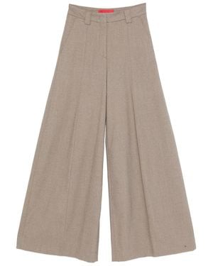Thelatest Pleat-Detail Cotton Pants - Grey