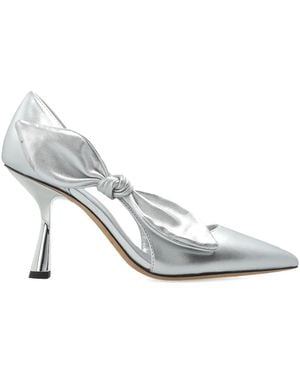 Kate Spade 89Mm Bunnie Bow-Detailed Pumps - White