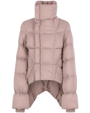 Rick Owens Quilted High-Neck Jacket - Pink
