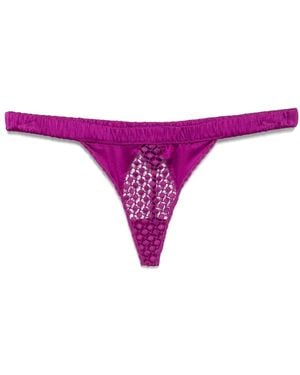 Kiki de Montparnasse Pointillee G-String - Purple