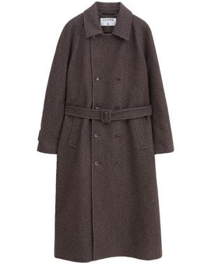 Filippa K Double-Breasted Trench Coat - Brown