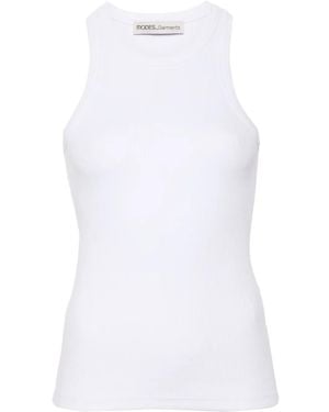 MODES GARMENTS Ribbed Tank Top - White