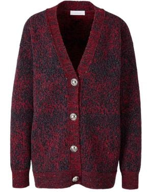 Rabanne Textured Button Wool Cardigan