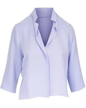 Peter Cohen Concealed Fastening Shirt - Purple