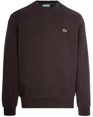 Lacoste Pullover mit rundem Ausschnitt - Grau